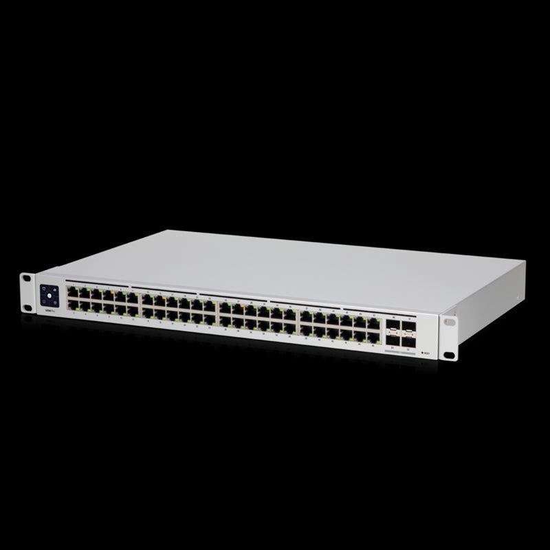 Ubiquiti UniFi 48-Port Managed Gigabit Layer2 & Layer3 Switch - 48x Gigabit Ethernet Ports, 4x SFP+ Ports - Touch Display - GEN2, Ubiquiti UniFi 48-Port Managed Gigabit Layer2 & Layer3 Switch - 48x Gigabit Ethernet Ports, 4x SFP+ Ports - Touch Display - GEN2,